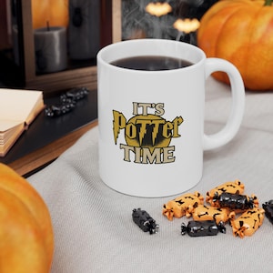 Magical Themed Ceramic Mug, Perfect for Potter Fans, Coffee Lovers Gift, Unique Home Decor, Great for Birthdays, Holiday Celebrations