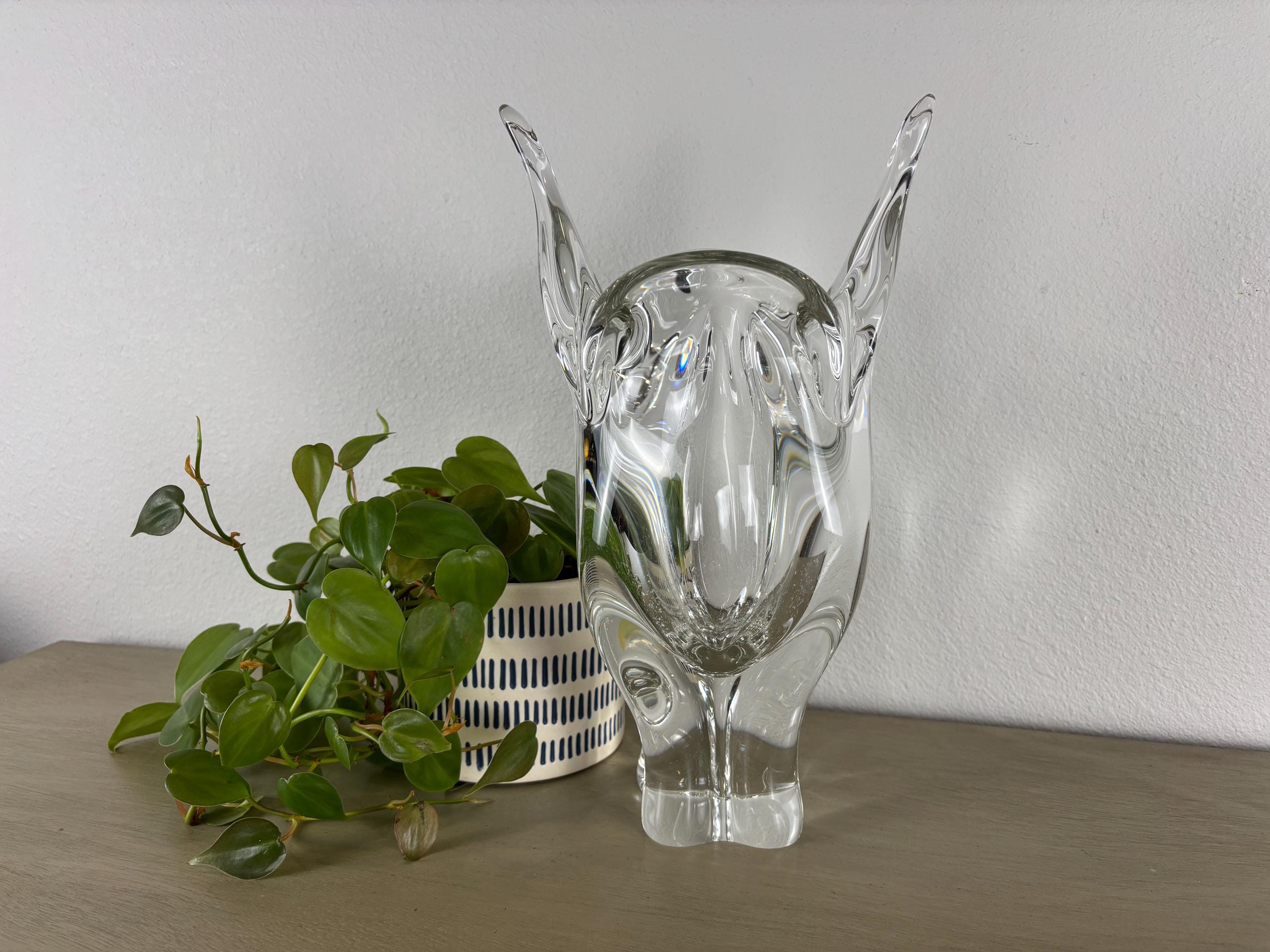 Daum Crystal Cat - Etsy