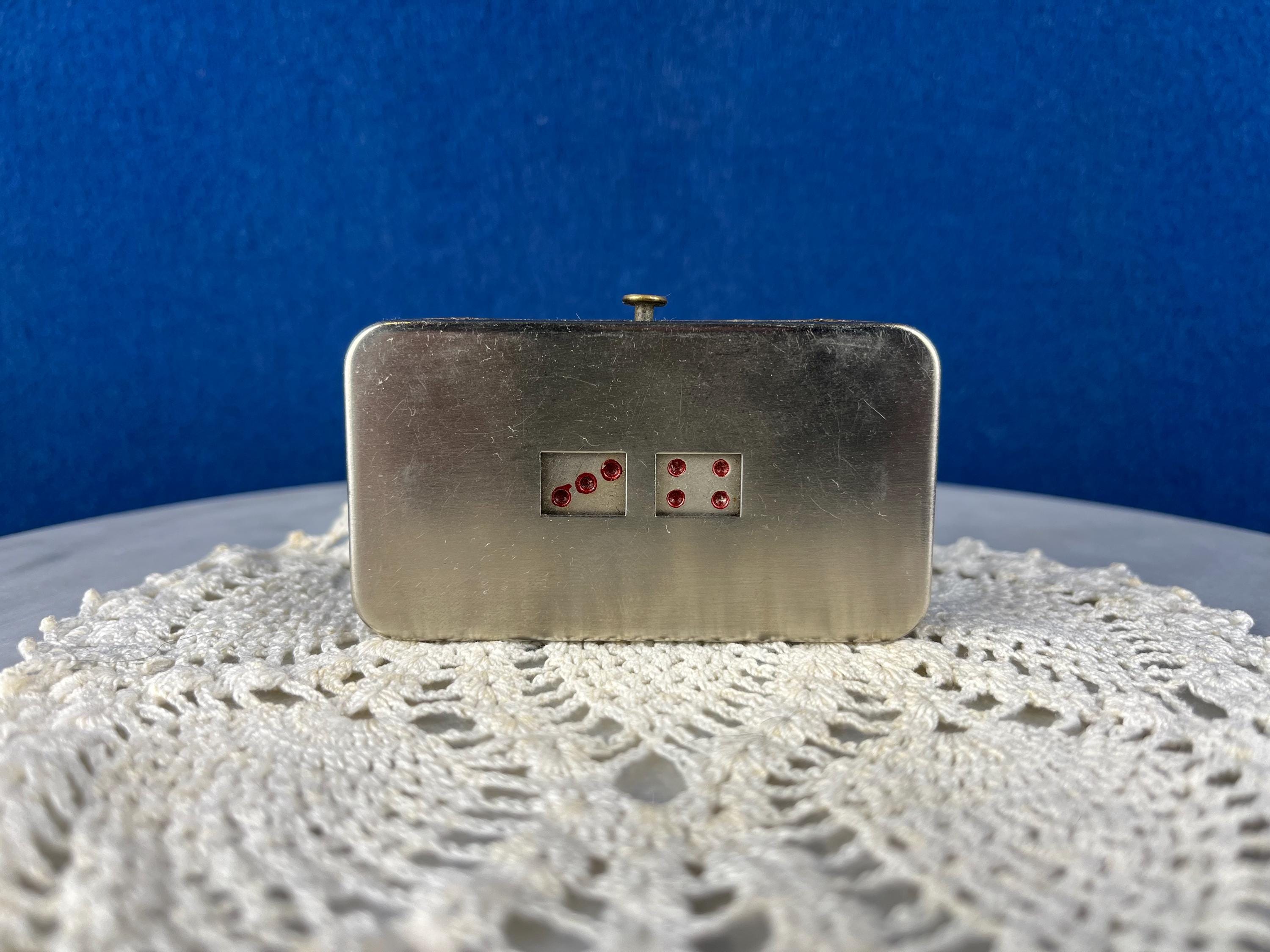 Antique Demley Auto-dice Mechanical Roller, 1920s Art Deco Pocket