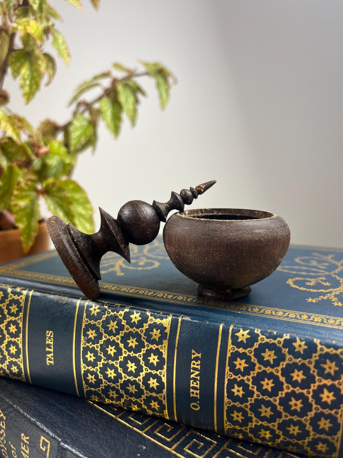 Hand-turned Wooden Finial Box, Stash Box, Ring Box, Earring Box, Home ...