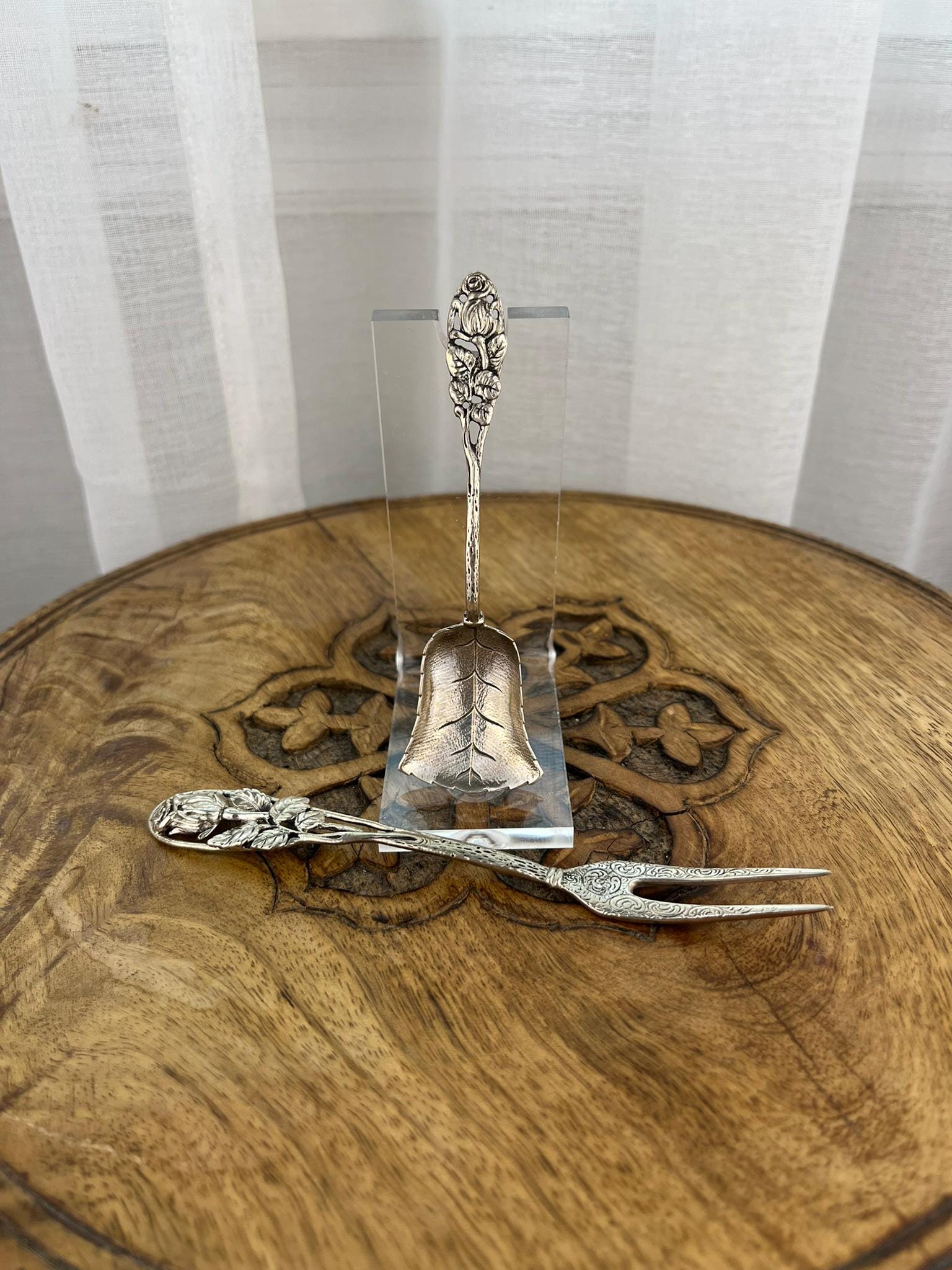【Cristoph Widmann】シュガースコップ / ピックフォーク【純銀】 Christoph Widmann - Etsy