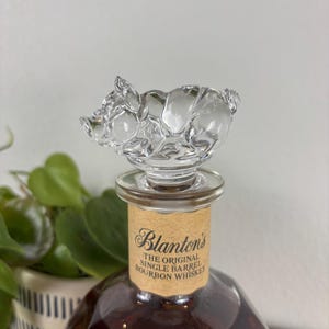 Crystal Decanter Stoppers, Glass Decanter Stoppers, Bottle Stoppers, Drink Topper, Pig