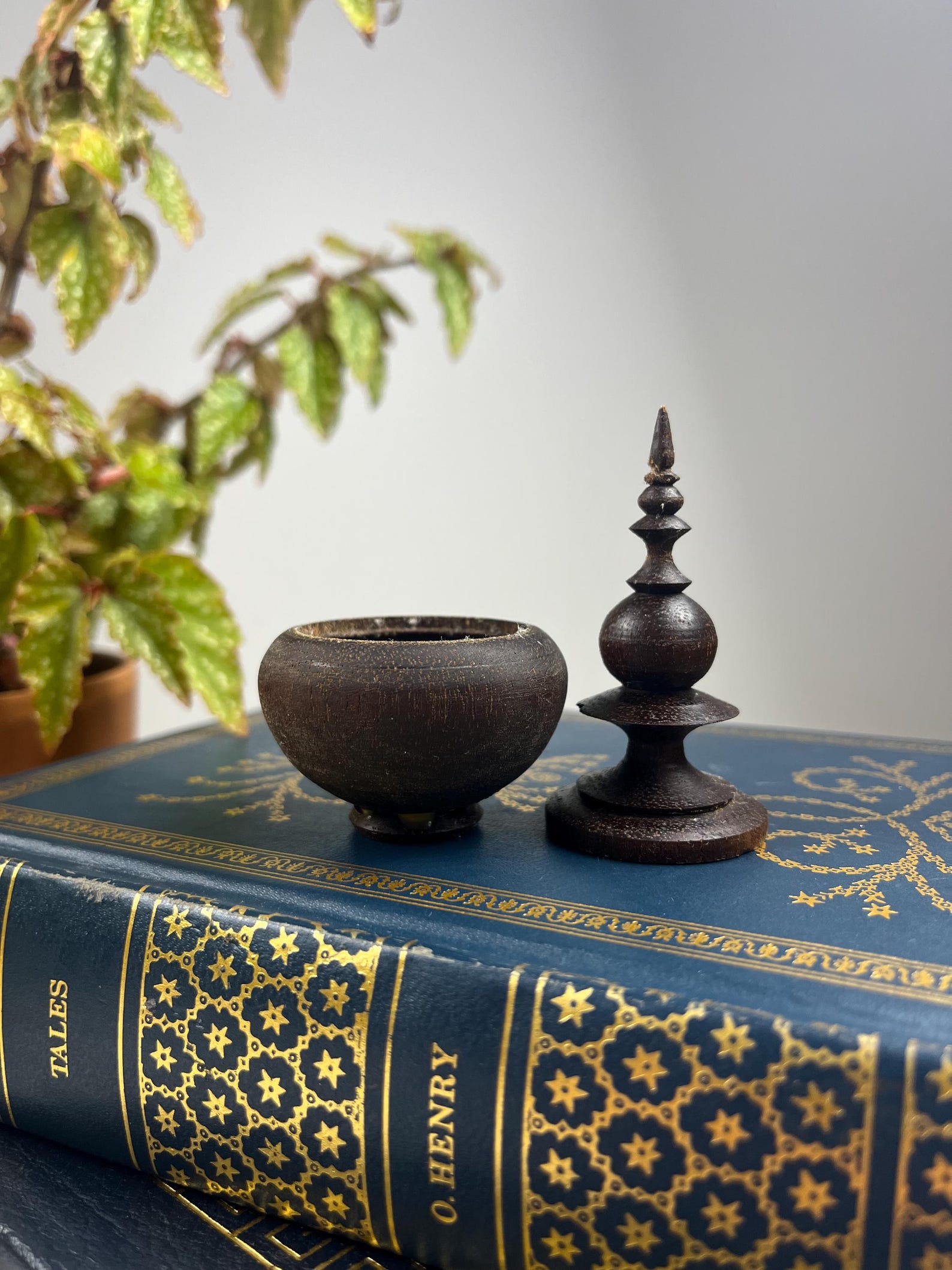 Hand-turned Wooden Finial Box, Stash Box, Ring Box, Earring Box, Home ...