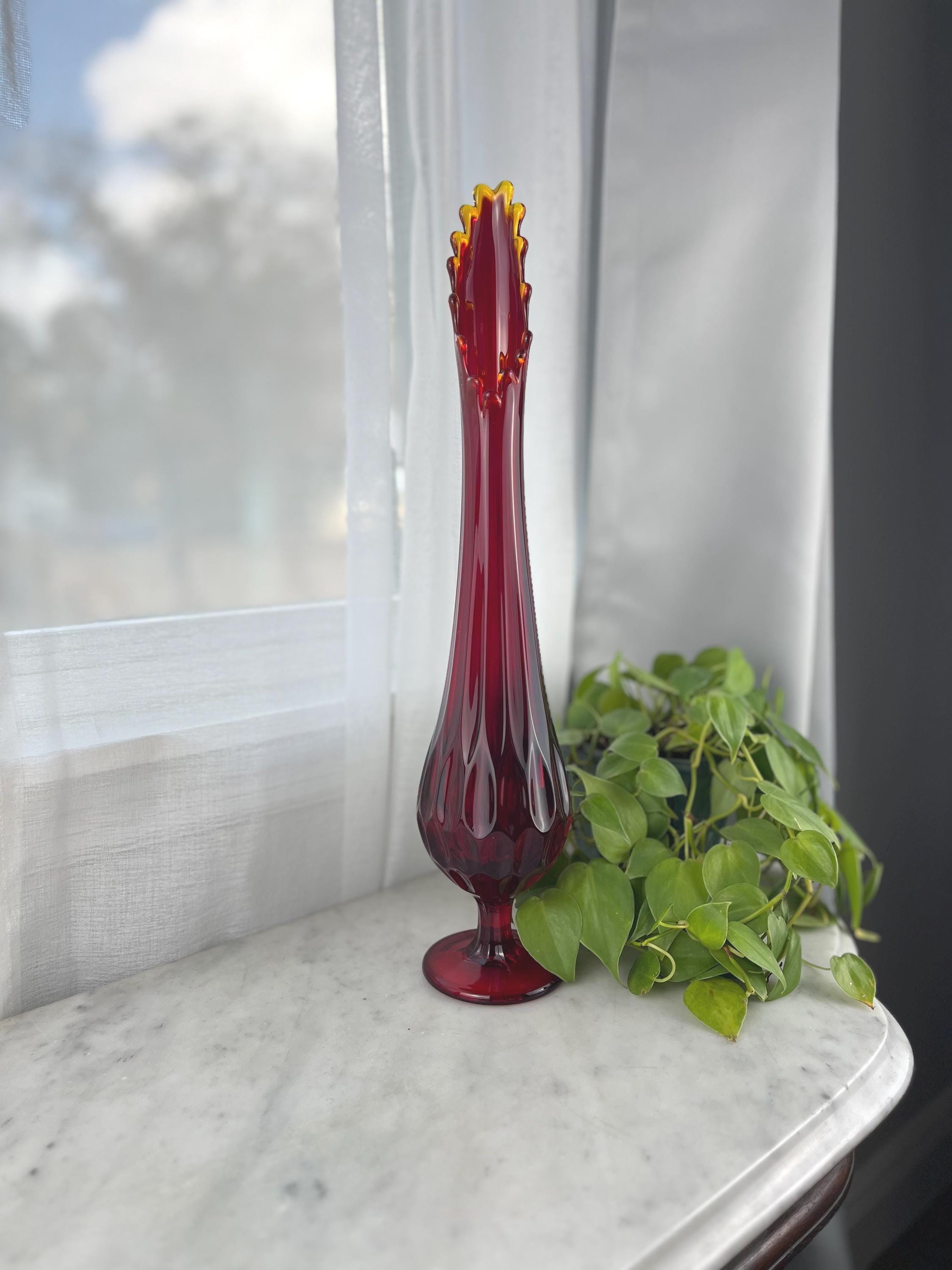 Red Fenton Glass - Etsy