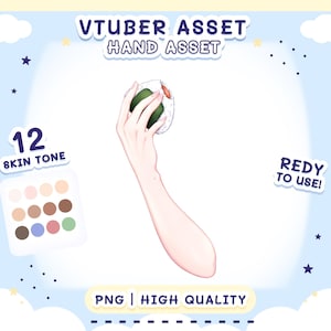 Vtuber Asset - Eating Onigiri!