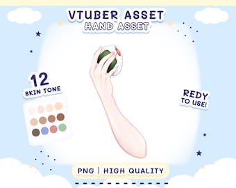 Vtuber Asset - Eating Onigiri!