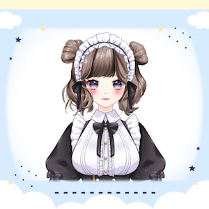 Vtuber Asset - Maid Outfit image 4