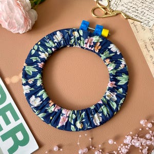 Round grime guard for embroidery hoops, Cross stitch fabric protector, Embroidery hoops fabric cover, Q-snap cover, Nurge hoop, Needlework