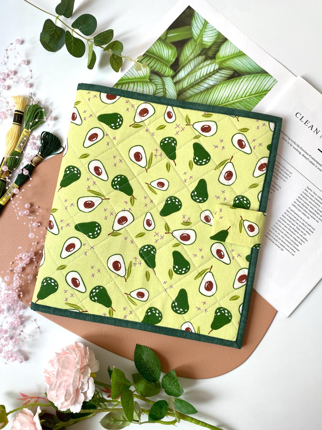 KEENSO Sac Rangement Outils Broderie 600D Oxford Transport Pour Broderie Project Et Kits Outils Point De Croix, Sac Seul - Beaux-Arts Et Loisirs Créatifs