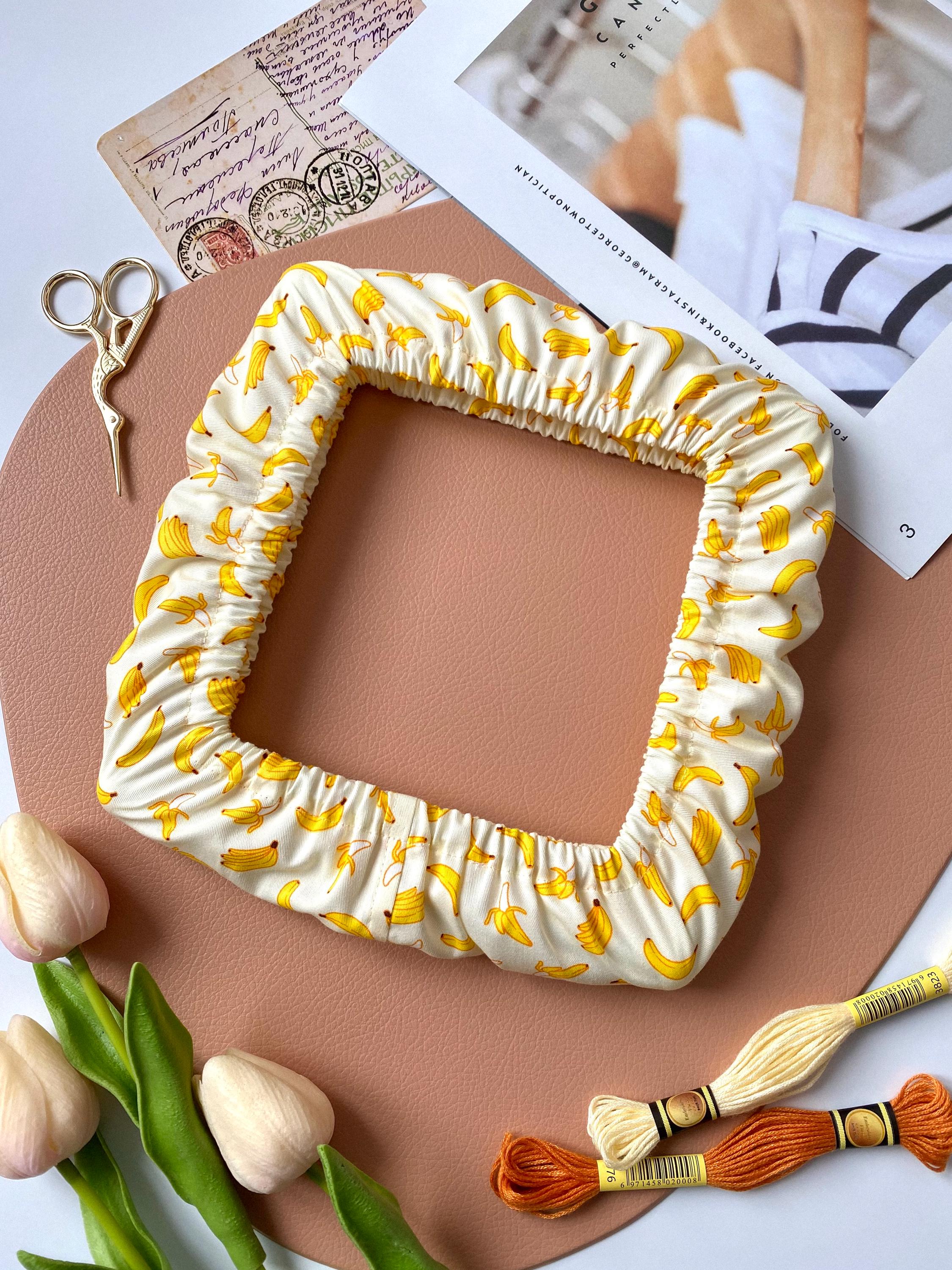Banana Grime Guard for Q-snap and Nurge Hoop, Funny Cross Stitch Hoop ...
