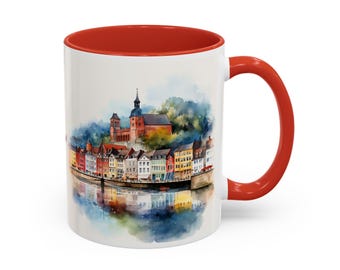 Namur Belgium City Mug – Travel Souvenir Coffee Cup – European Skyline Gift – Personalized Namur Ceramic Mug 11oz 15oz