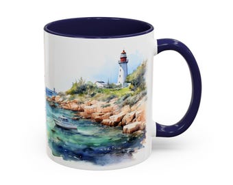 Rottnest Island Coffee Mug: Australian Travel Gift, Watercolor Design