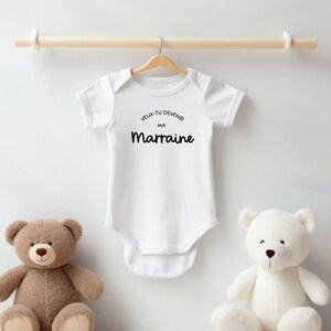 Godmother request diaper cover, personalized bodysuit, godmother request pajamas, will you be my godmother, pregnancy announcement, pregnancy reveal