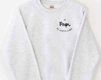 Personalized grandpa sweater, grandpa gift, grandpa sweater, gift for grandpa, future grandfather, personalized sweater, pregnancy, baby