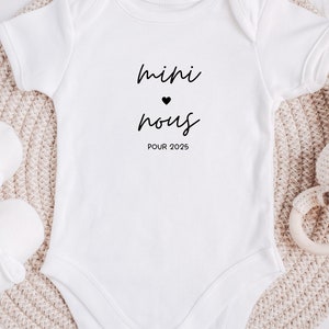 Mini us 2025 short sleeve diaper cover, pregnancy announcement, personalized bodysuit, pregnancy reveal, newborn pajamas, mini us romper
