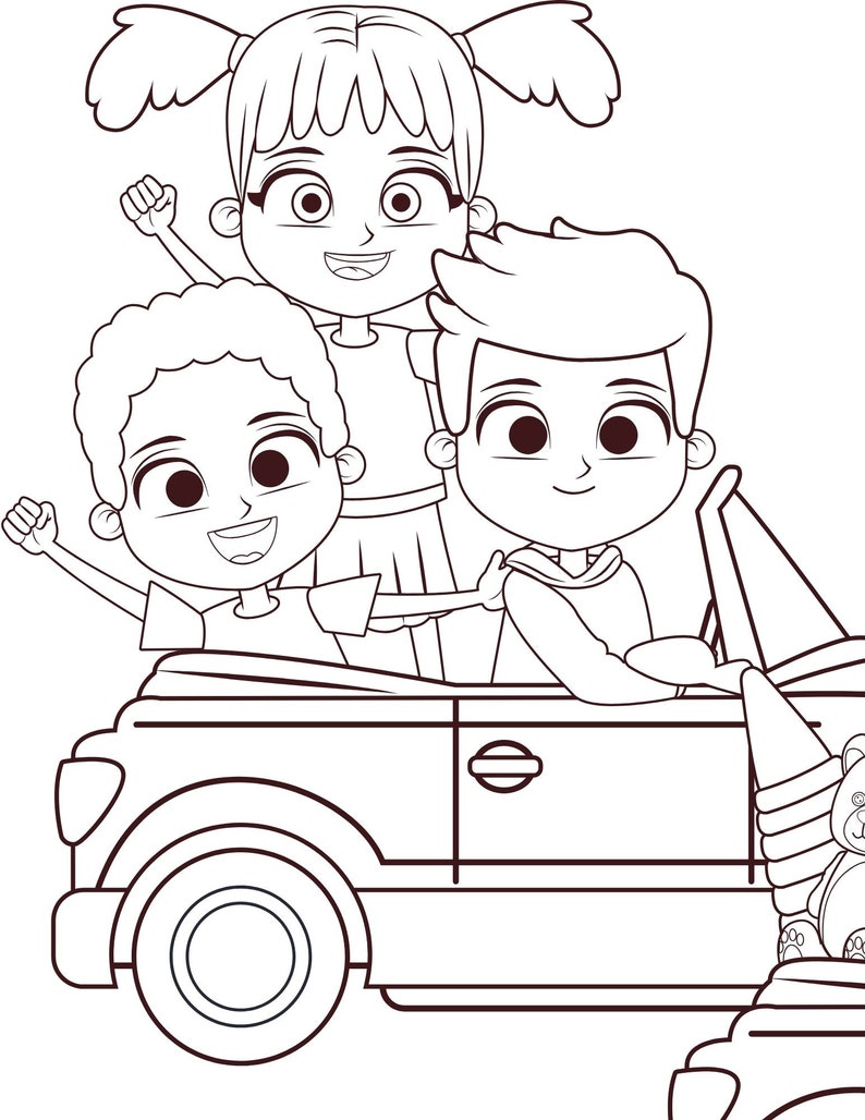 20 Funny Activity Coloring Pages, Printable PDF, Digital Download, Cute ...
