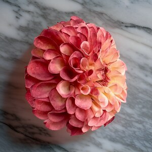 Realistic Palmares Dahlia Stem Gifts Multi-color Centerpieces DIY Floral Home Decor High Quality Artificial Flower Pink