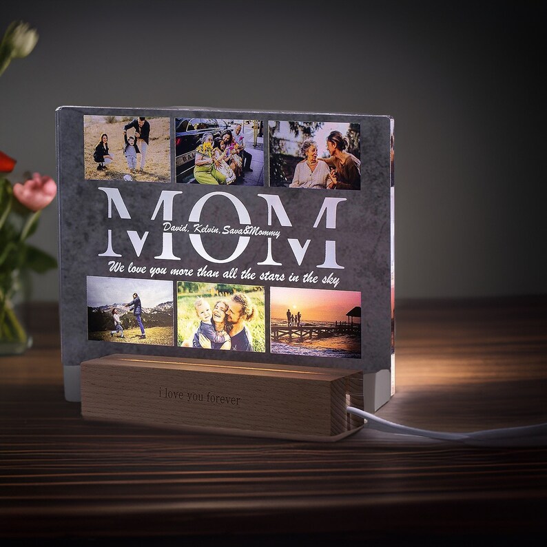 Personalized Photo Lamp Custom Photo Custom Lamp Night Light Custom 3D ...