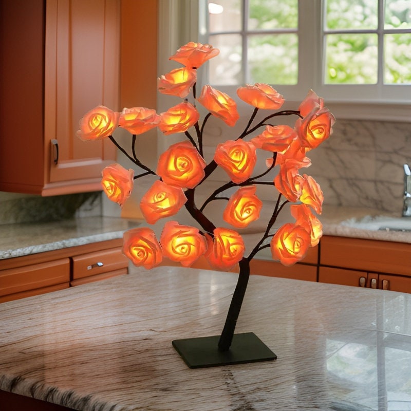 Rose tree table lamp deals