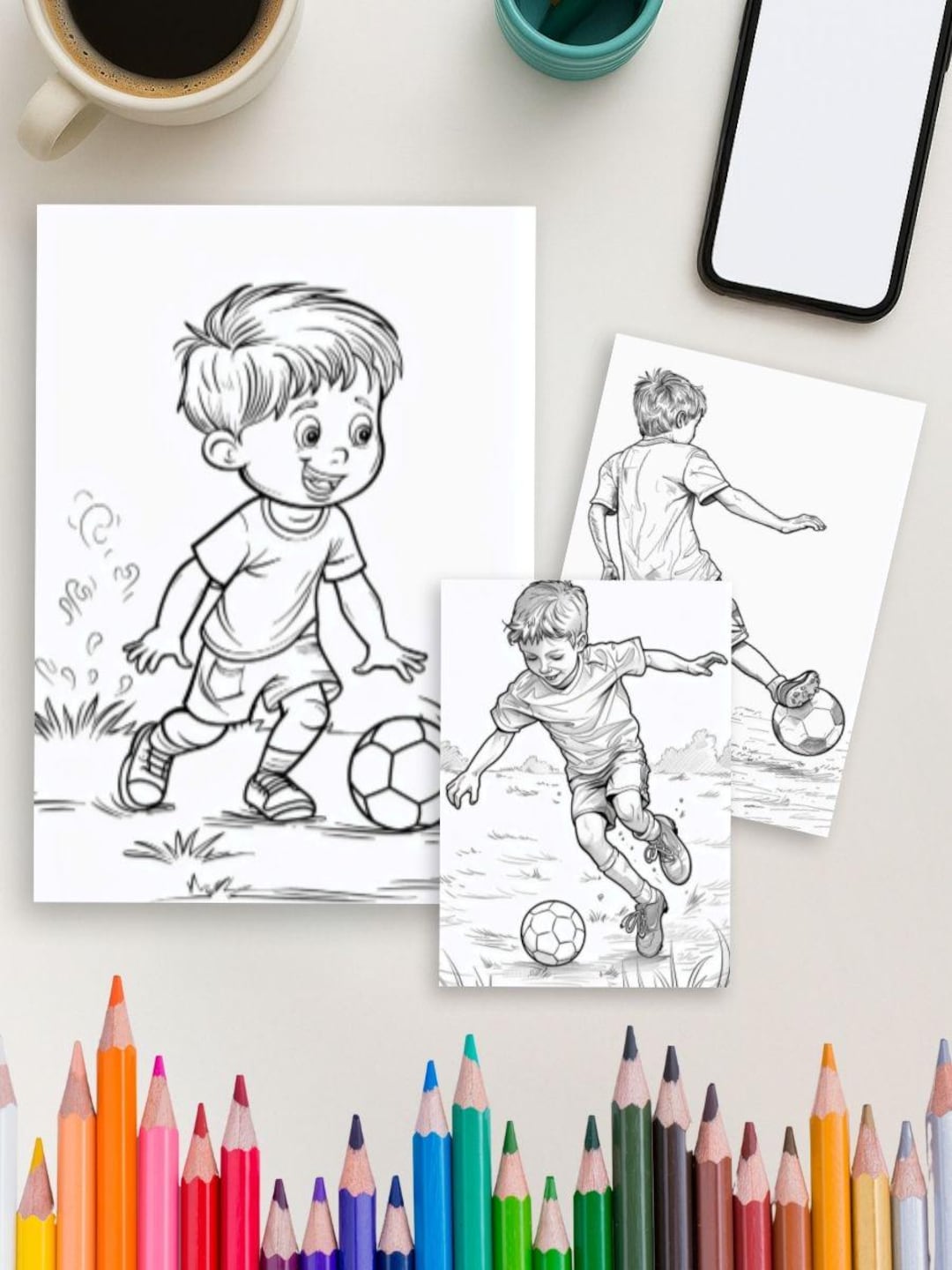 Game On! – Kids Sports Coloring Pages (141 Pages) - Etsy