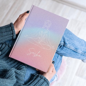 Personalized Yoga Journal Self Care Gift Yoga Instructor Gift Mindfulness Planner Custom Gift For Yoga Lover Yoga Planner Wellness Notebook