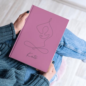 Personalized Yoga Journal Self Care Gift Yoga Instructor Gift Mindfulness Planner Custom Gift For Yoga Lover Yoga Planner Wellness Notebook