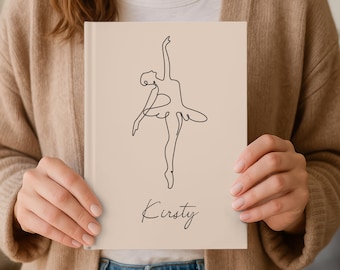 Personalized Ballet Journal Dance Teacher Notebook Ballet Instructor Gift Ballet Planner Custom Gift For Ballet Dancer