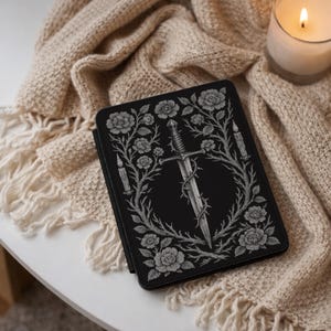 Gothic Sword Kindle Hülle für Paperwhite 12th, Vintage Paperwhite Hülle 2024, Kindle Colorsoft, Gothic Geschenk, Kindle Hülle 2025