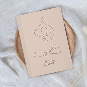 Personalized Yoga Journal Self Care Gift Yoga Instructor Gift Mindfulness Planner Custom Gift For Yoga Lover Yoga Planner Wellness Notebook image 7