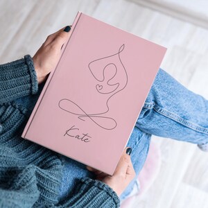 Personalized Yoga Journal Self Care Gift Yoga Instructor Gift Mindfulness Planner Custom Gift For Yoga Lover Yoga Planner Wellness Notebook