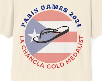 T-shirt médaille d'or La Chancla - Porto Rico