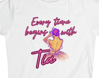 Chaque diadème commence par un t-shirt Tia