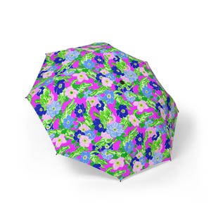 Gator Groove Semi-Automatic Foldable Umbrella, Stylish Umbrella, Custom Umbrella, Compact Umbrella, Travel Umbrella, Foldable Umbrella