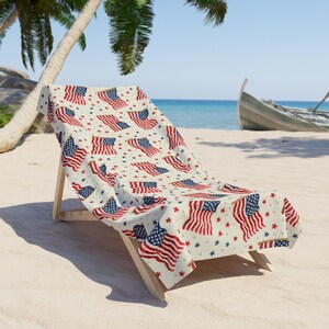 Flag of Freedom Towel, Towel, Beach Towel, Pool Towel, Swim Towel, Spring Break, USA Flag Towel, American Flag Towel, Patriotic Towel