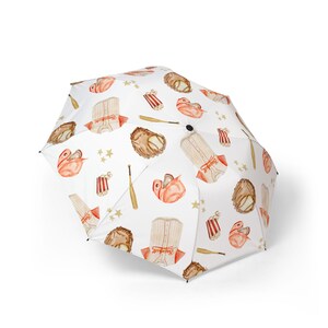 All-Star Spirit Semi-Automatic Foldable Umbrella, Stylish Umbrella, Custom Umbrella, Compact Umbrella, Travel Umbrella, Foldable Umbrella
