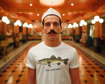 Walleye Fish Unisex Softstyle T-Shirt
