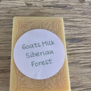 Siberian Forest Goats Milk Soap