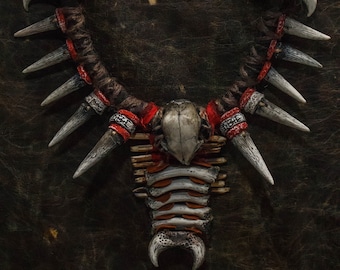 Shaman Costume Neck Jewelry | Perfect for LARP | Fantasy Post