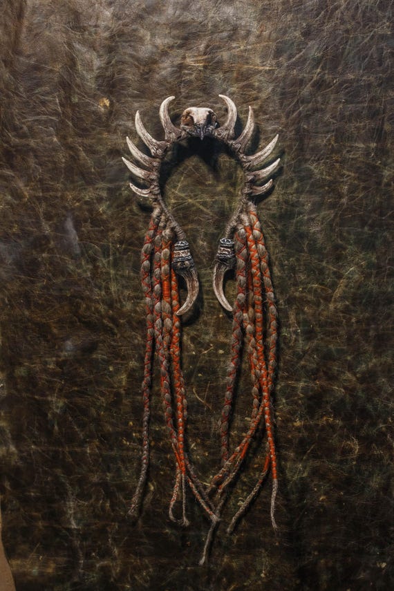 Tribal Warrior Bone Crown for LARP
