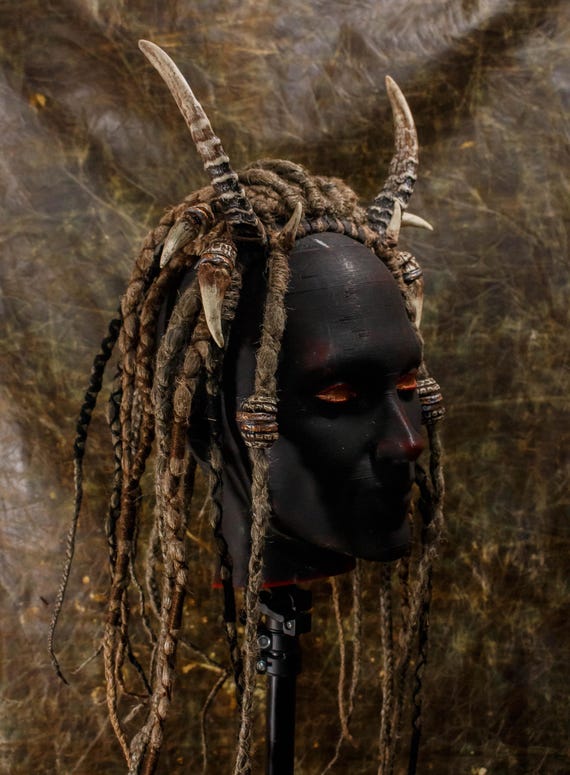 Goat Horn Headdress