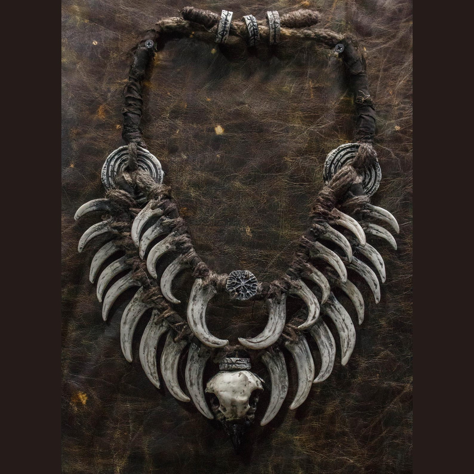 Double Ring Necklace