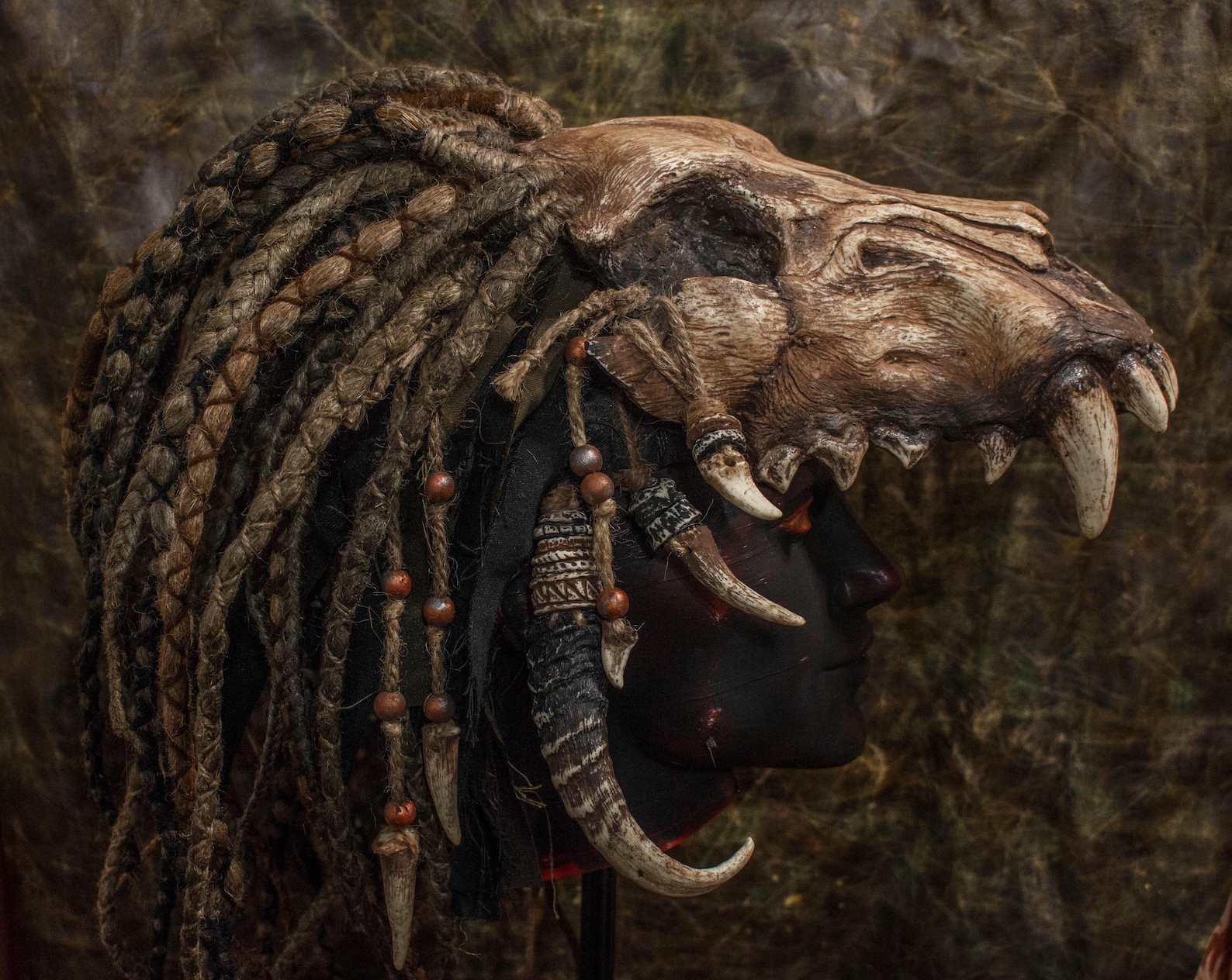 Large Barbarian Head Adornment