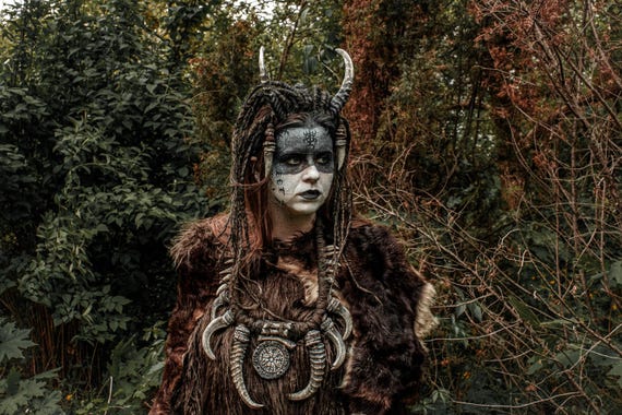 Krampus Horn Headdress