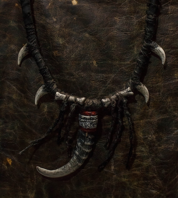 Krampus Horn Necklace