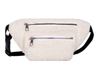 Fur Bum Bag / Bum Bag / Belt Bag / Shoulder Bag / Travel Bag / Belt Handbag / Chic Bag / Women's Bum Bag
