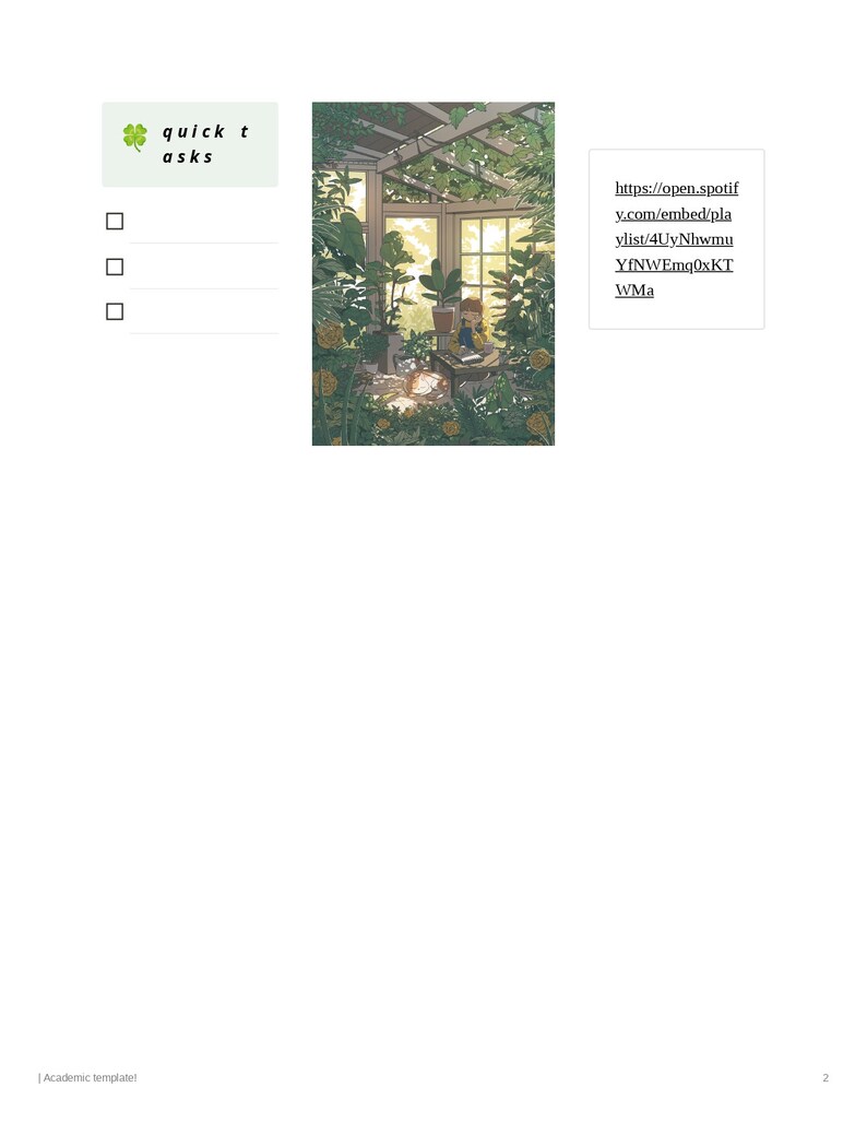 Notion Academic Planner Notion Template Student Academic Research