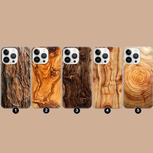 Wood iPhone 16 Pro Case – Natural Wooden Aesthetic Phone Cover, Eco Minimalist Gift for Him or Her
