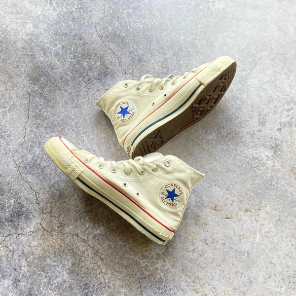 USA 90s Converse All Stars Hi Top Shoes Sneakers Trainers US 5.5 EU 38