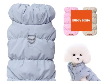 Winter Dog Jacket | Soft & Warm | Windproof | For Small Medium Dogs Chihuahua French Bulldog Poodle