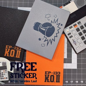 2 Color Graphic Deck Cover for Teenage Engineering EP-133 KO II Sampler Drum Machine Knob Protector Case Saver
